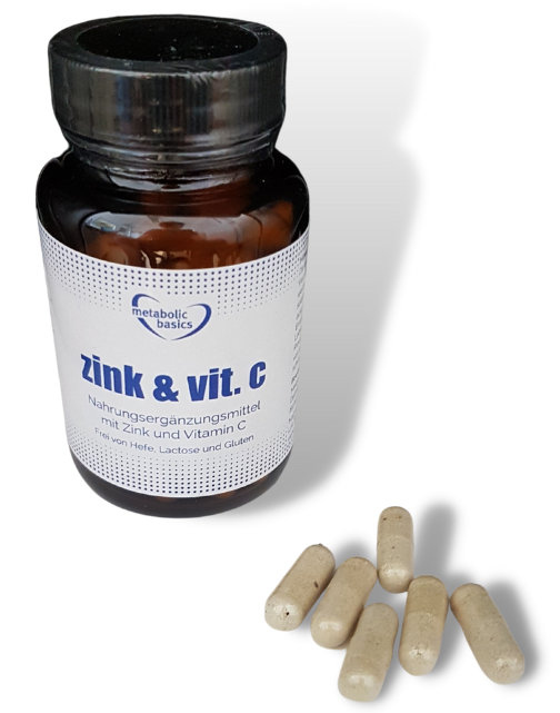 Zink und Vitamin C - Kapseln Vitamin C und Zink