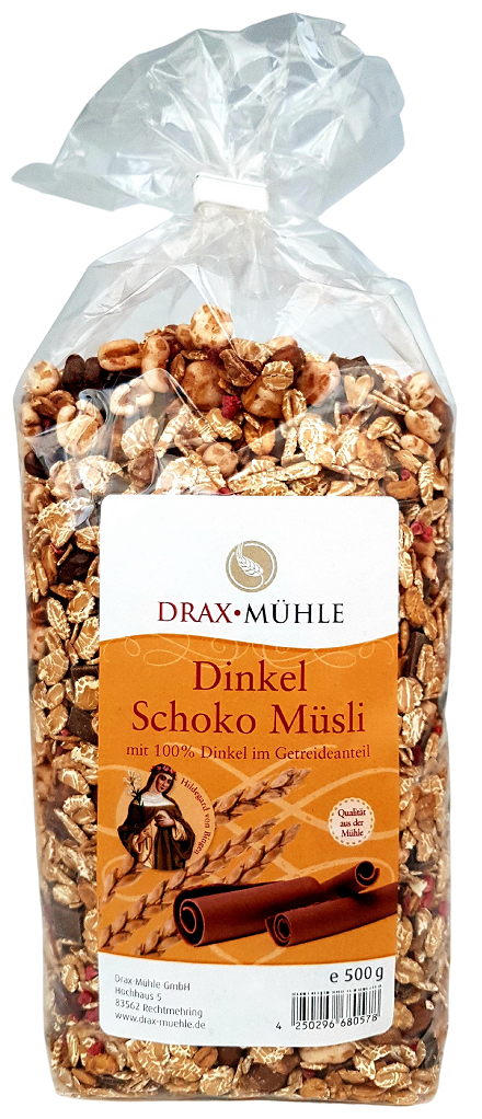 Schoko-Dinkel-Müsli Schokodinkelmüsli Tüte