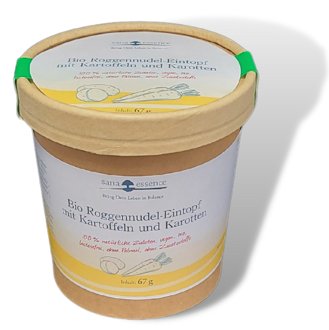 Bio Roggennudel-Suppe mit Karotten und Ingwer Roggennudeleintopf mit Karotten