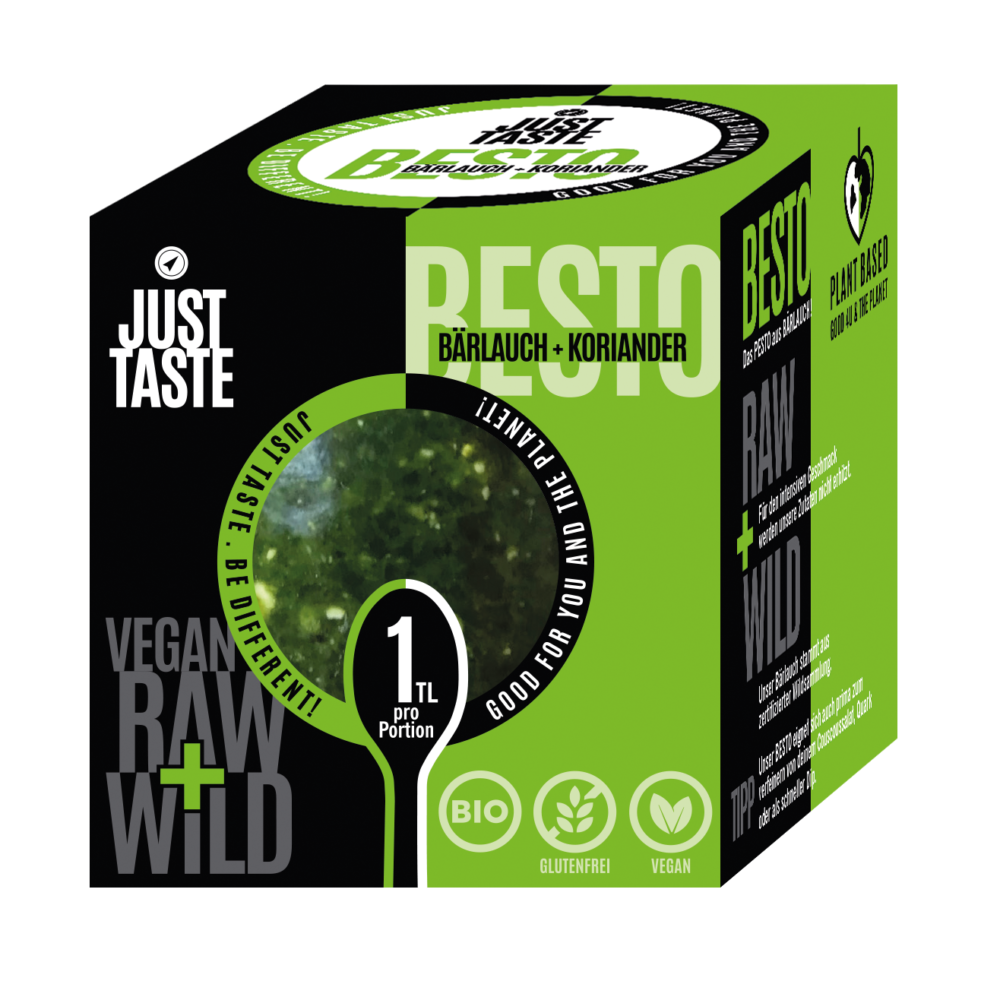 Bio BÄRLAUCH + KORIANDER BESTO 165 ML Pesto Bärlauch Koriander