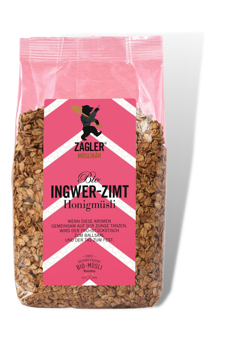 BIO INGWER ZIMT HONIGMÜSLI Honig-Zimtmüsli