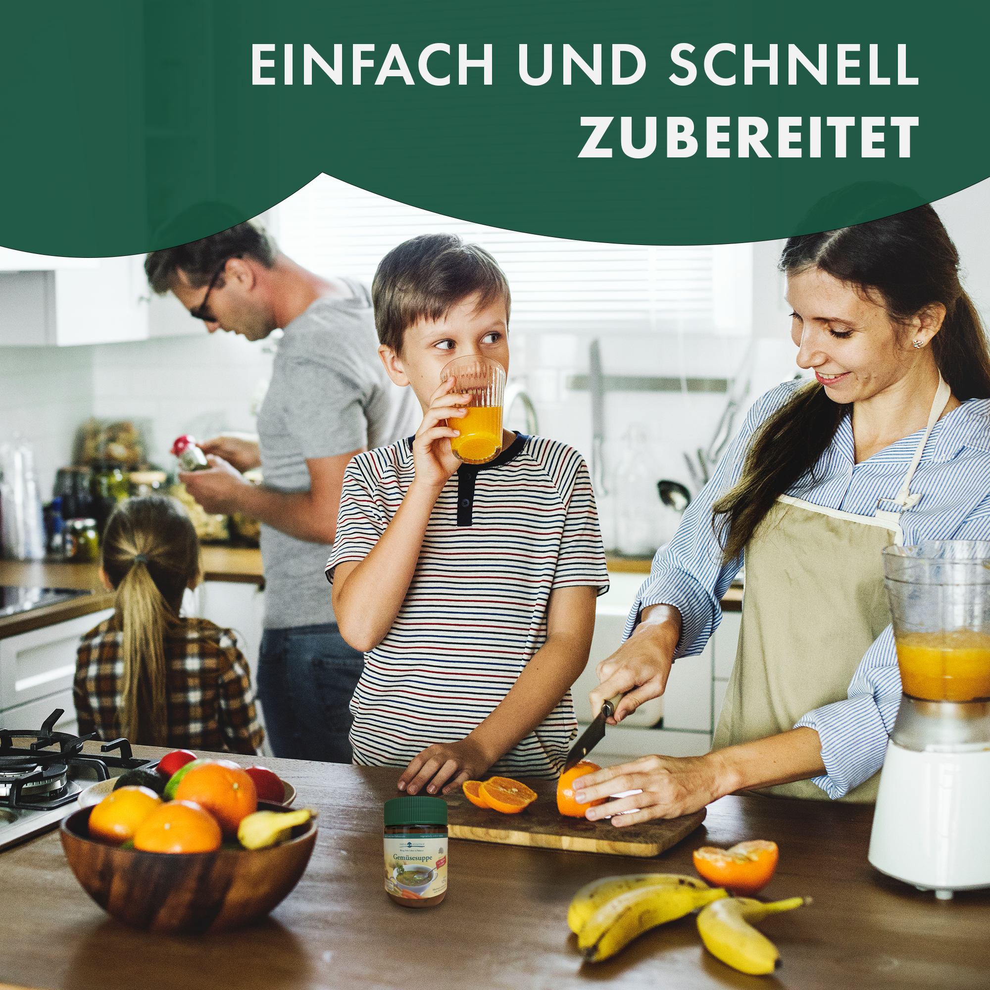 4. Für jeden Geeignet Bio Klare Gemüsesuppe