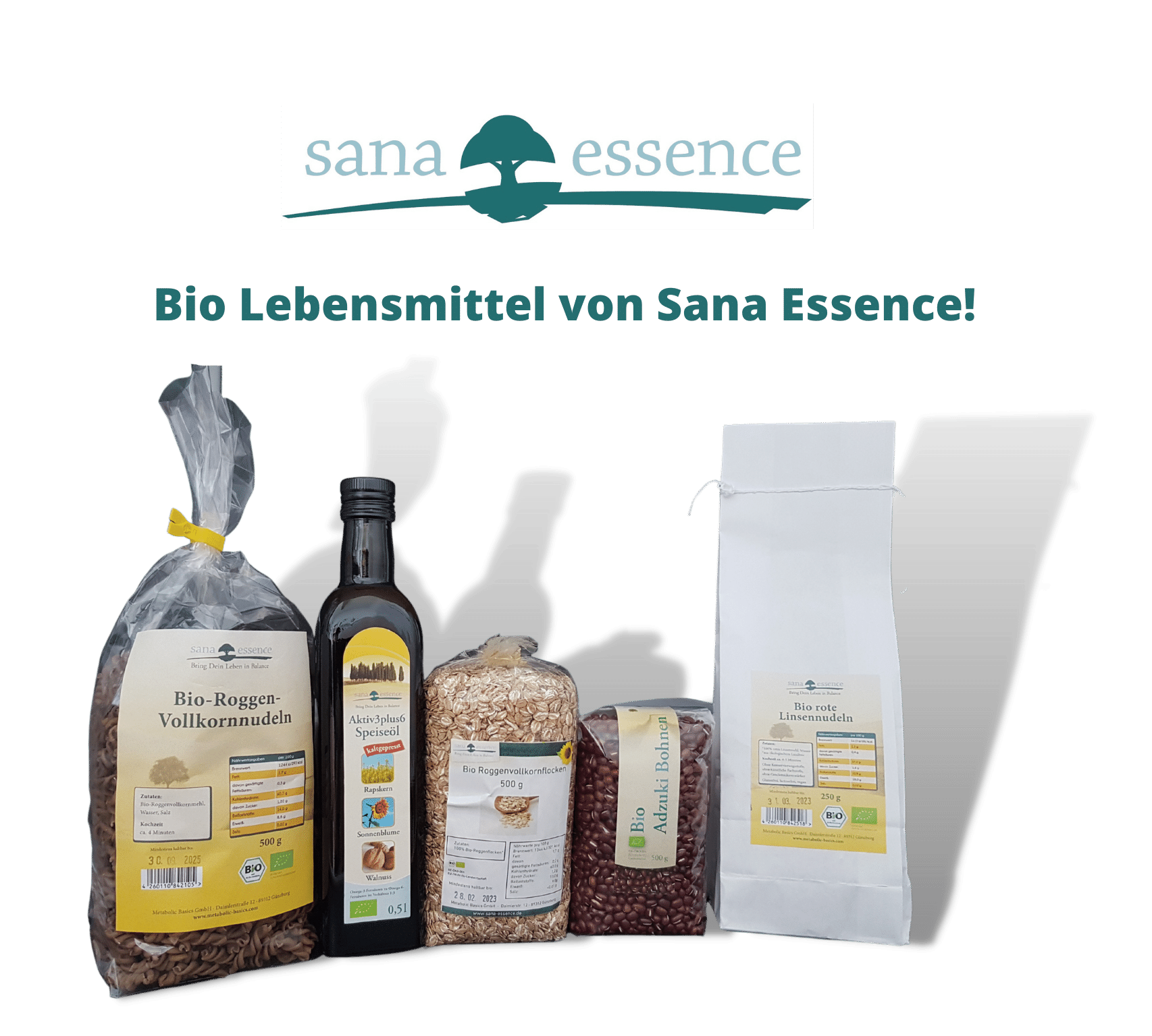 No 3 Bio Lebensmittel von Sana Essence!