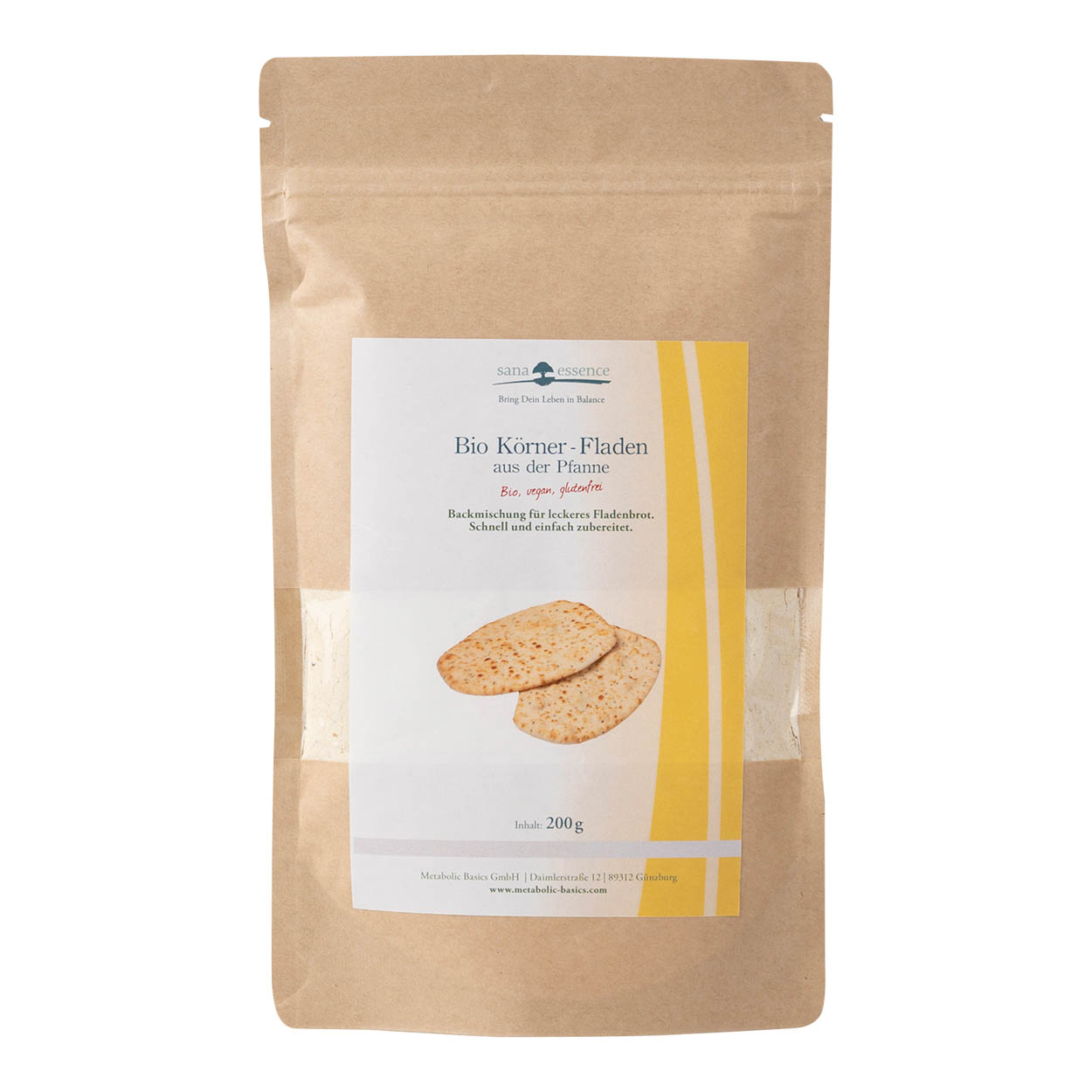Bio Körner-Fladen Backmischung Körner-Fladen