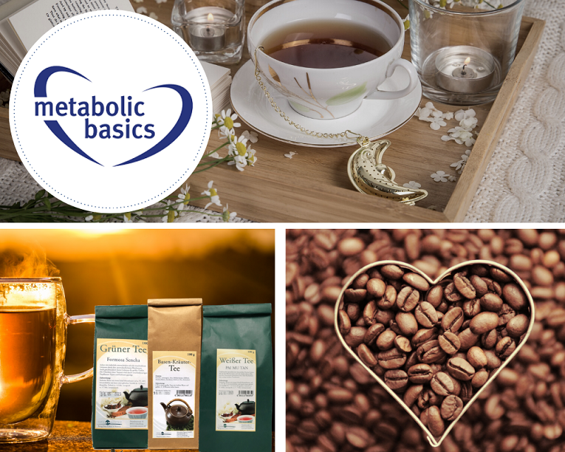 Tee und Kaffee Collage