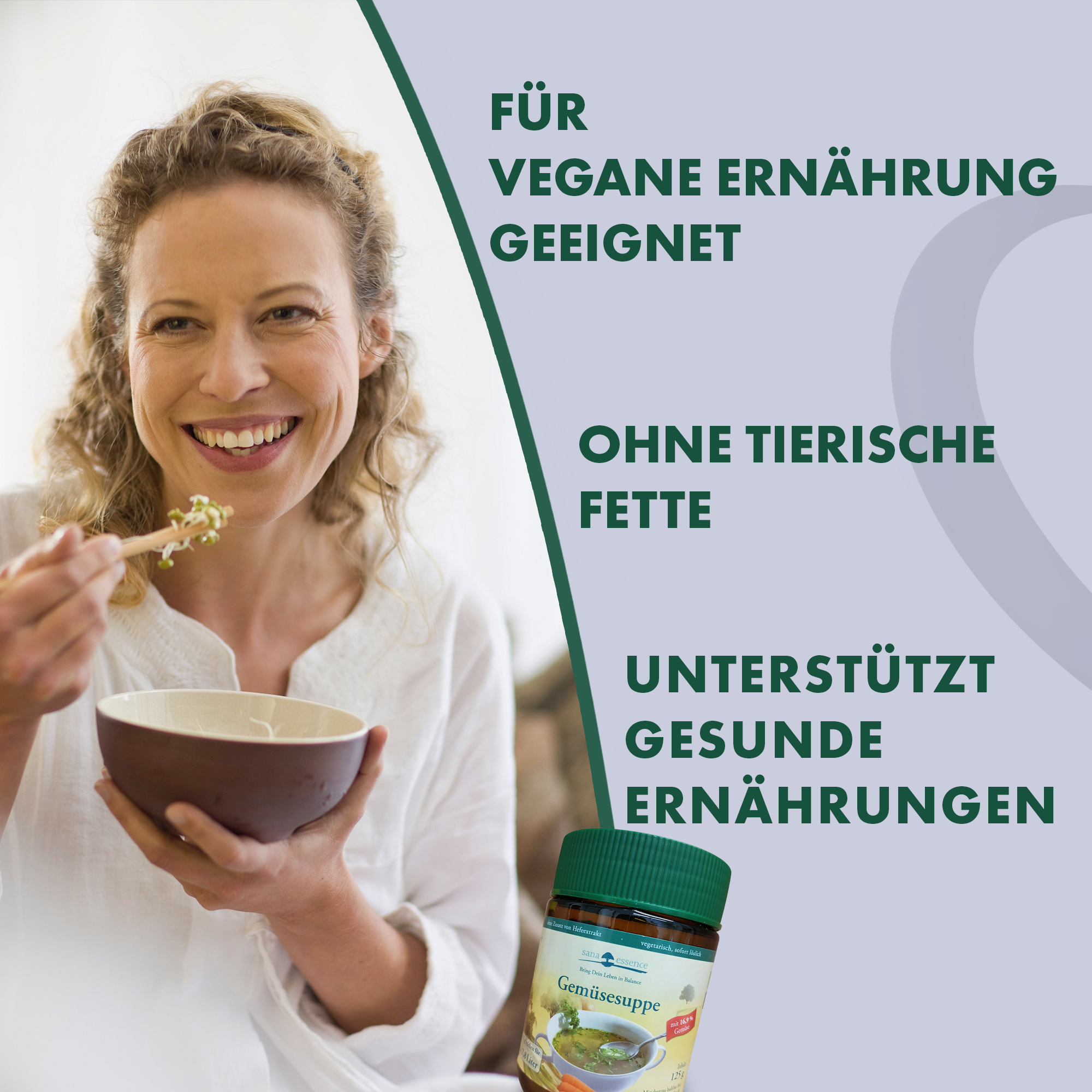 6. Sättigungsgefühl Bio Klare Gemüsesuppe
