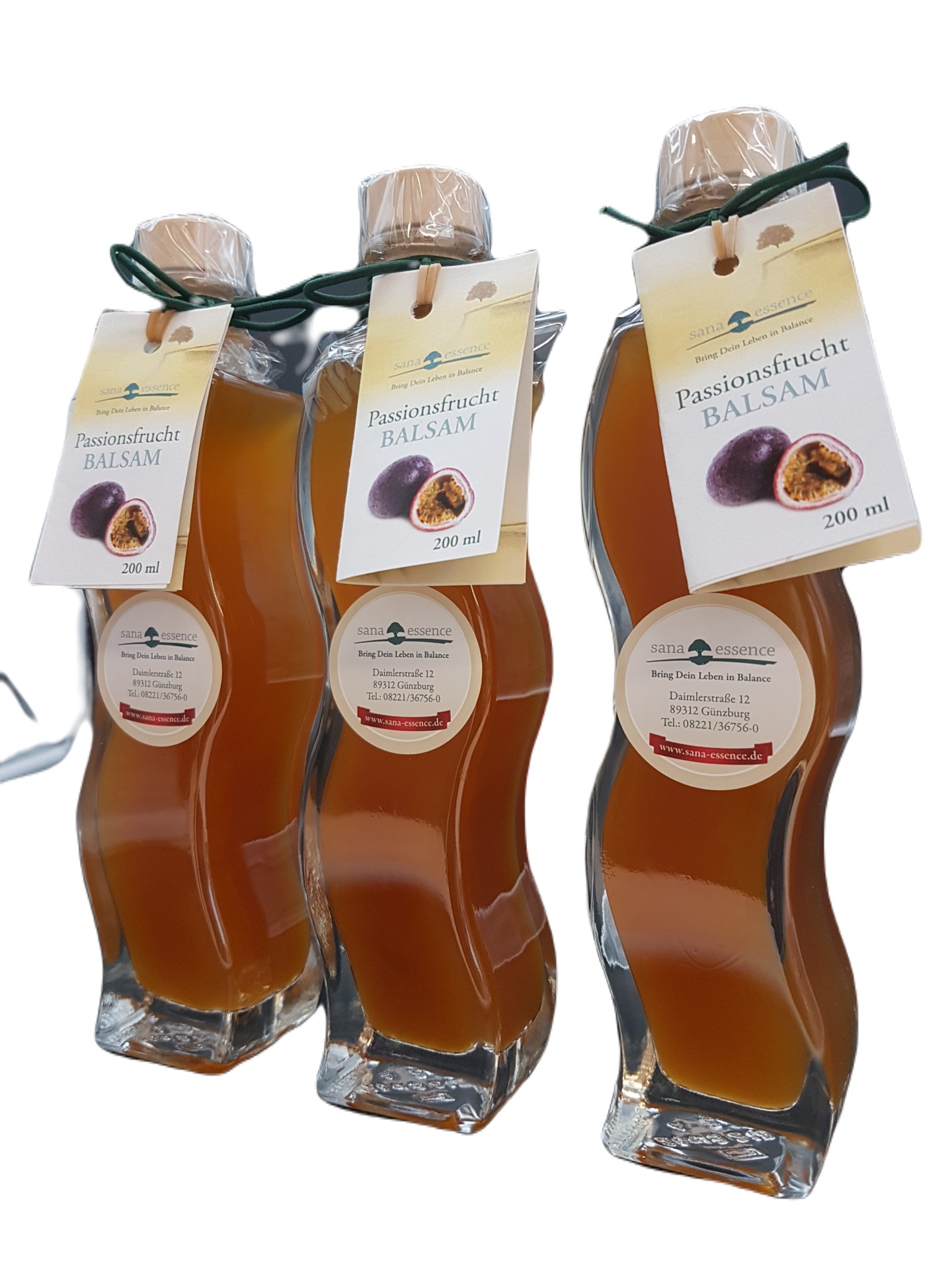 Passionsfrucht-Essig 200 ml 3er Pack Passionsfruchtessig