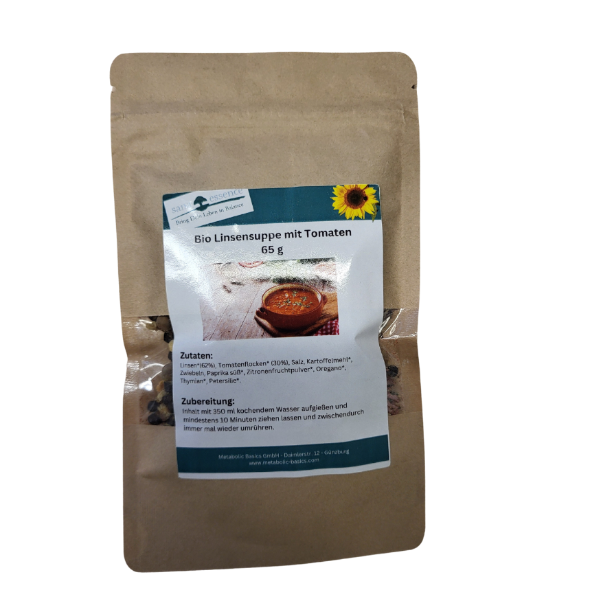 Bio Curry-Kokos-Suppe mit Linsen Linsencurry