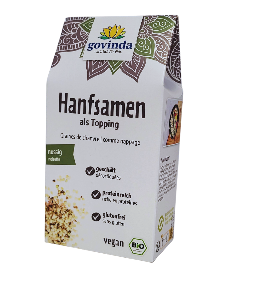 Bio Hanfsamen, geschält Hanfsamen