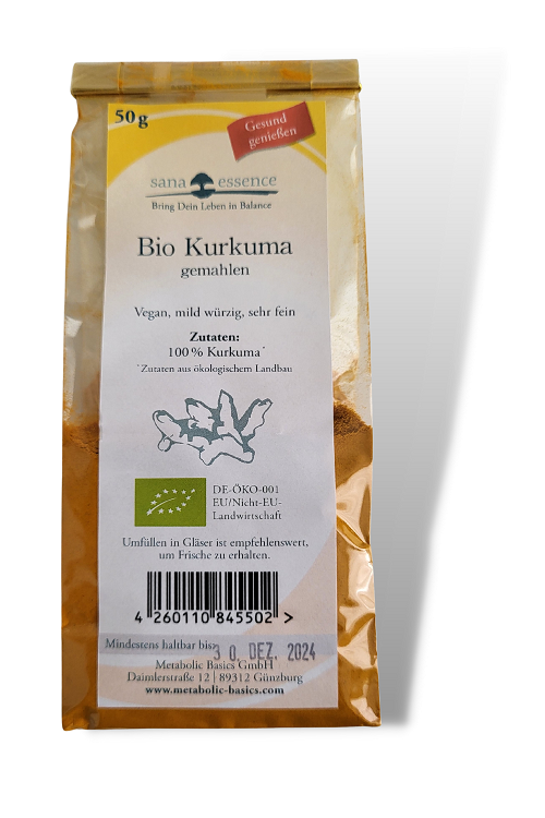Bio Kurkuma gemahlen 50 g Bio Kurkuma