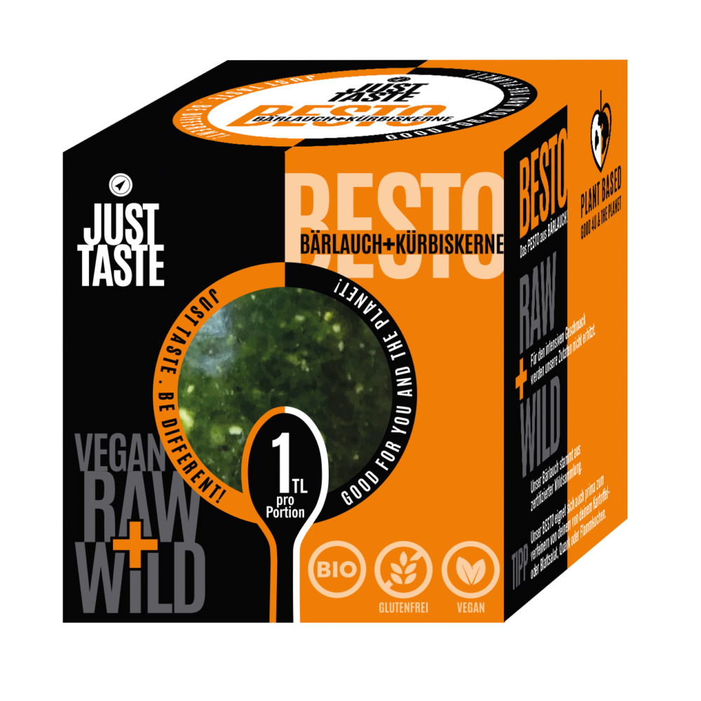 Bio BÄRLAUCH + KÜRBISKERNE BESTO 165 ML Pesto Bärlauch Kürbis