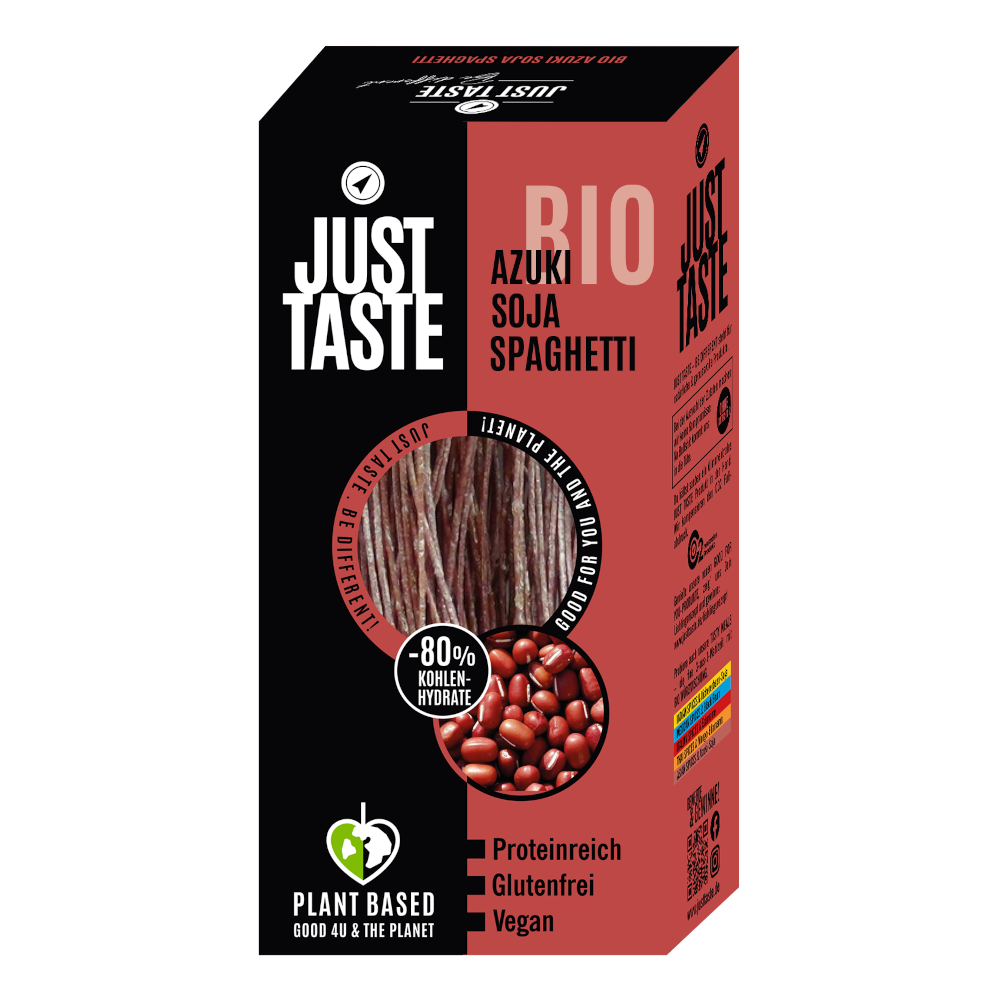 BIO AZUKI SOJA SPAGHETTI, 250G Adzukibohnennudeln