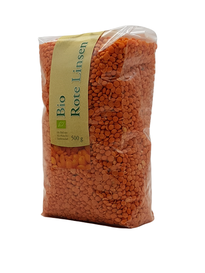 Bio Rote Linsen, ganz Rote Linsen