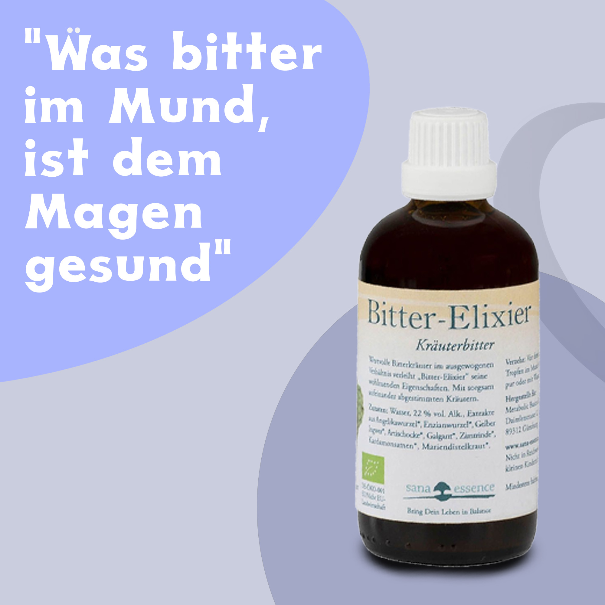 Bitter-Elixier 100 ml 5. Verzehr BITTER