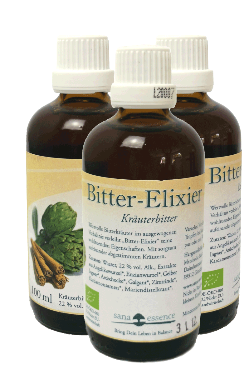 Sana Essence Bio Bitter Elixier 100ml Metabolic Basics