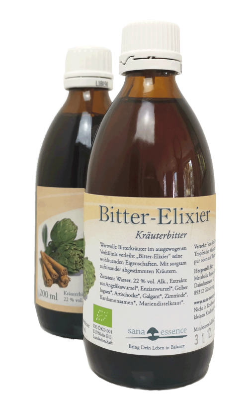 Sana Essence Bio Bitter Elixier Tropfen 200ml Fläschchen